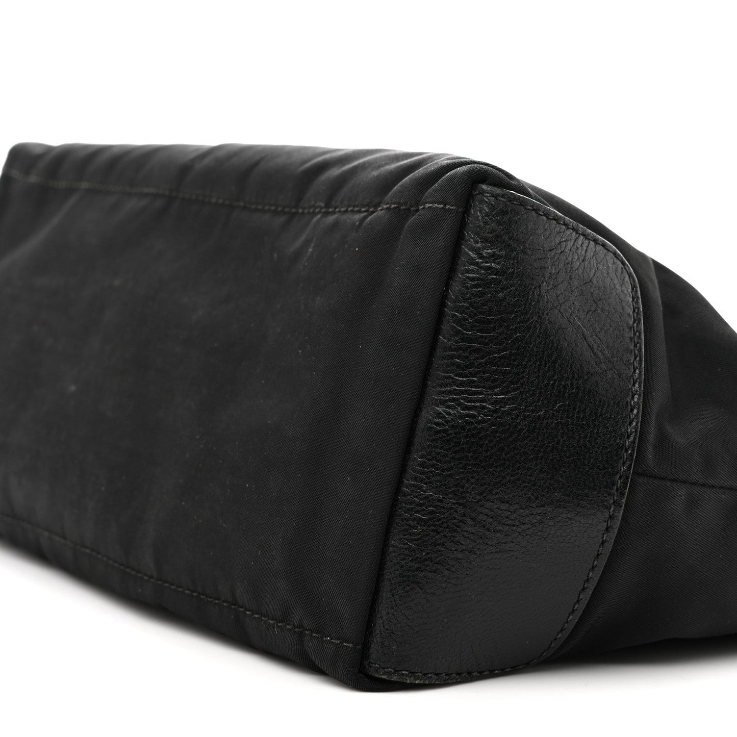 Nylon Shoulder Bag  Black