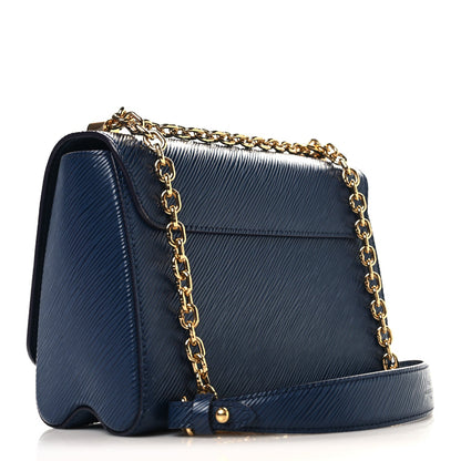 Epi Twist Shoulder Bag MM Indigo