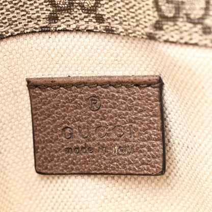 GG Supreme Monogram Neo Vintage Web Belt Bag Brown