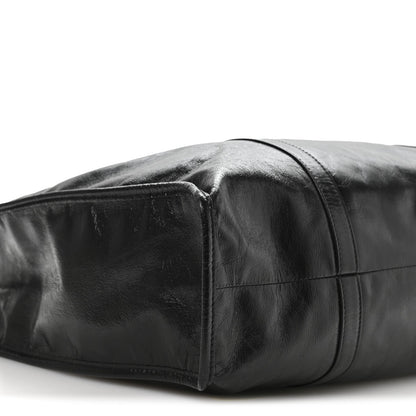 Soft Lux Large Shopping Tote Black