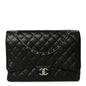 Caviar Quilted Maxi Double Flap Black