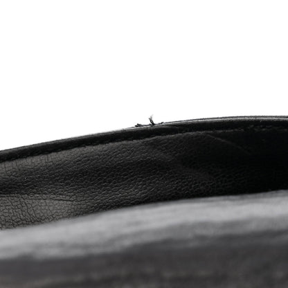 Patent Flap Waist Belt Bag Black