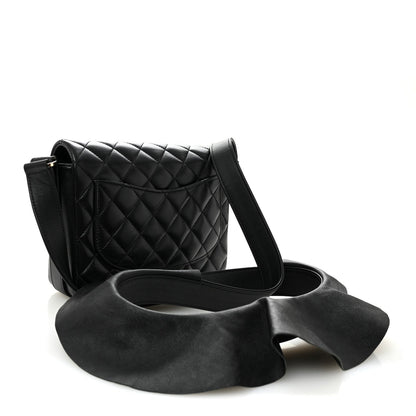Calfskin Quilted Bolero De Chanel Flap Bag Black