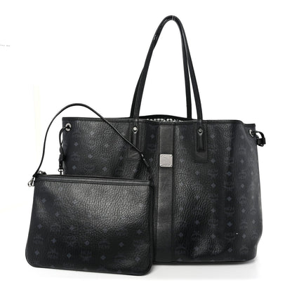 Visetos Large Liz Reversible Shopper Tote Black