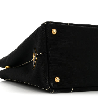 Canapa Small Logo Tote Black Talco