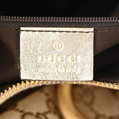 Monogram Large D Gold Hobo Gold