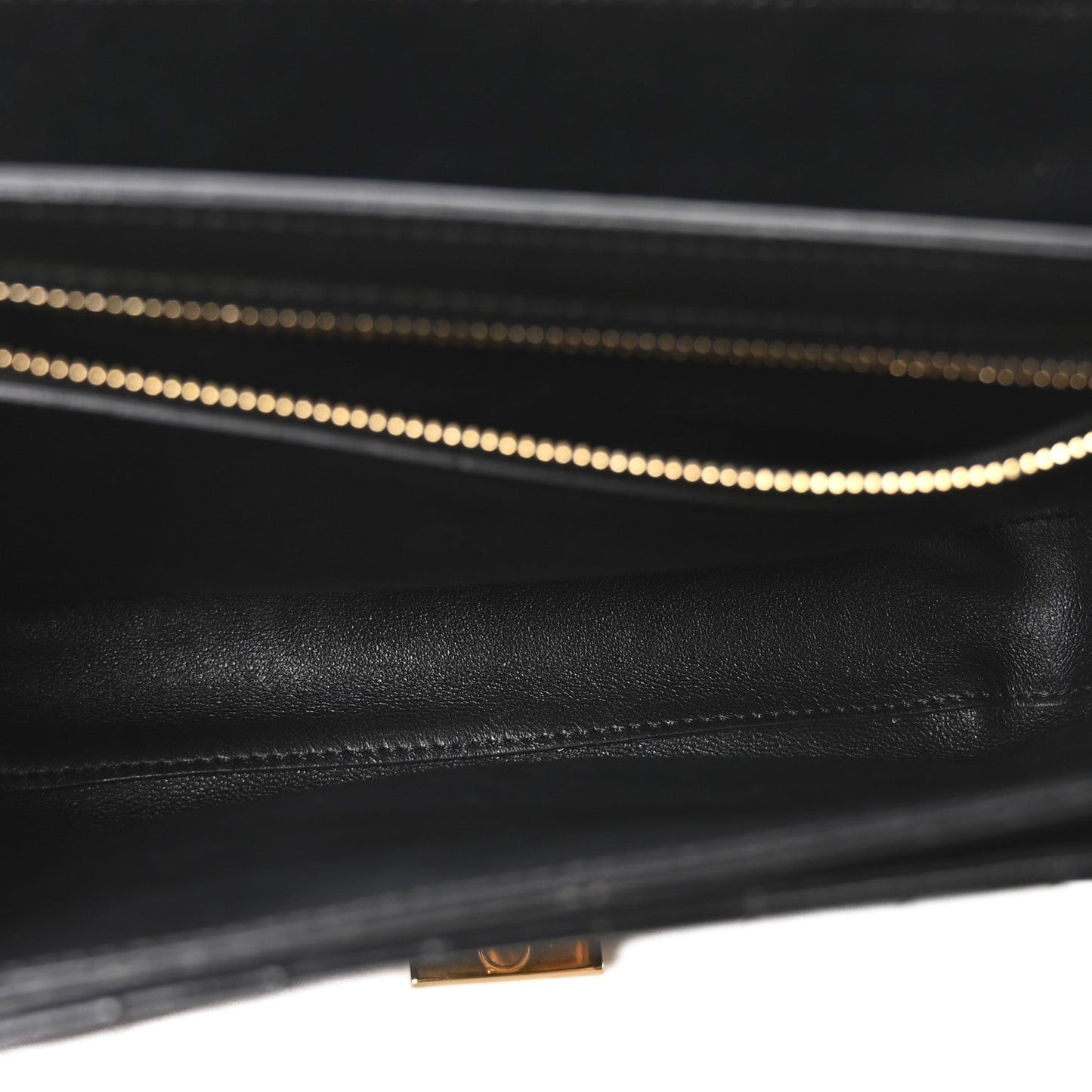 Calfskin Quilted Medium C Bag Black