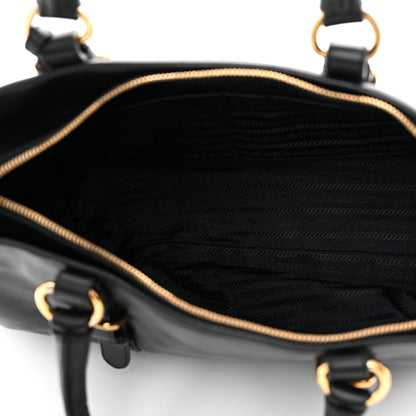 Soft Calfskin Shopping Satchel Black