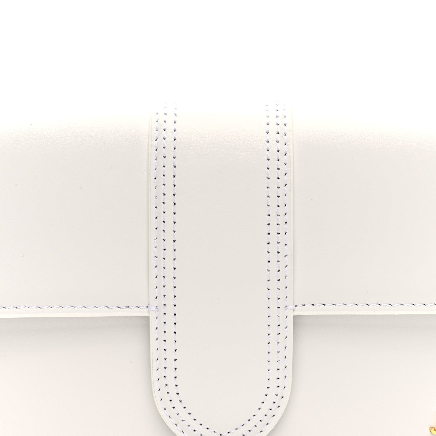 Smooth Calfskin Le Bambino Long White