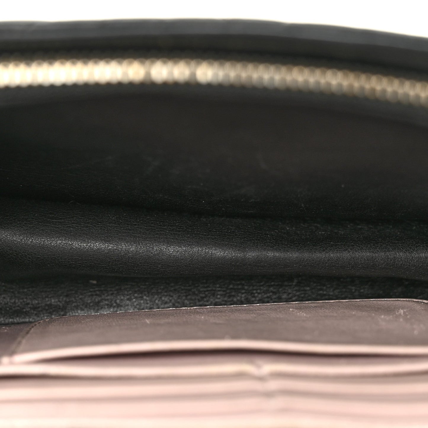 Lambskin Cannage Miss Dior Promenade Pouch Black