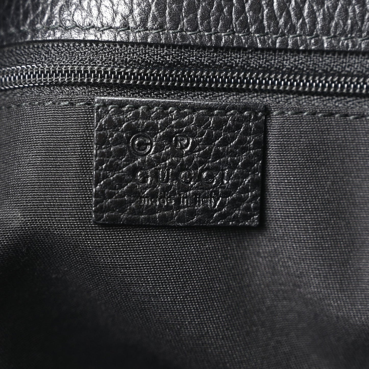 Calfskin Large Gifford Braided Handle Tote Black