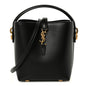 Shiny Calfskin Le 37 Mini Bucket Bag Black