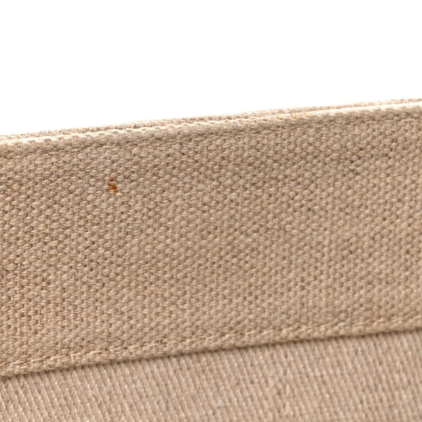 Cotton Calfskin Medium Woody Ribbon Tote White Brown
