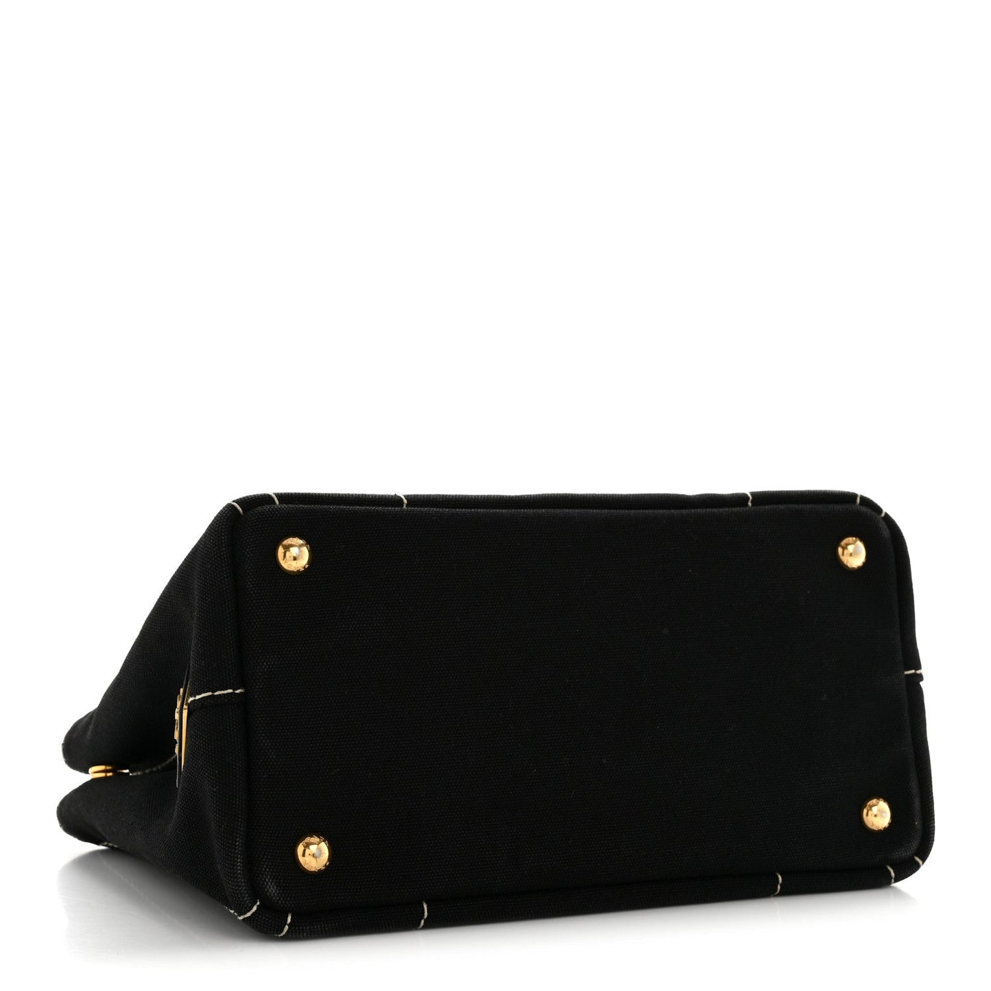 Canapa Small Logo Tote Black Talco