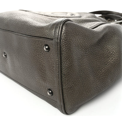 Metallic Cellarius Calfskin Medium Soho Shoulder Bag Sasso