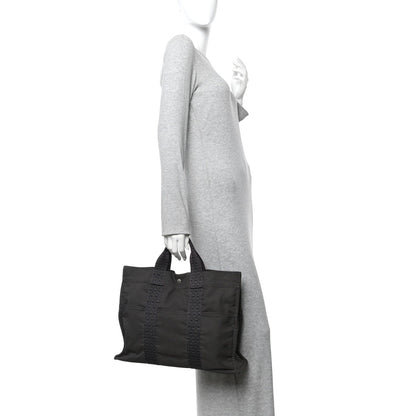 Canvas Herline MM Tote Grey