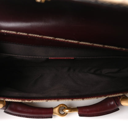 Monogram Studded Horsebit Bordeaux