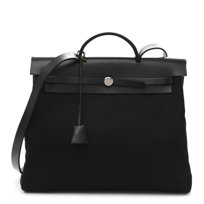 Military Toile Vache Hunter Herbag Messenger 39 Black