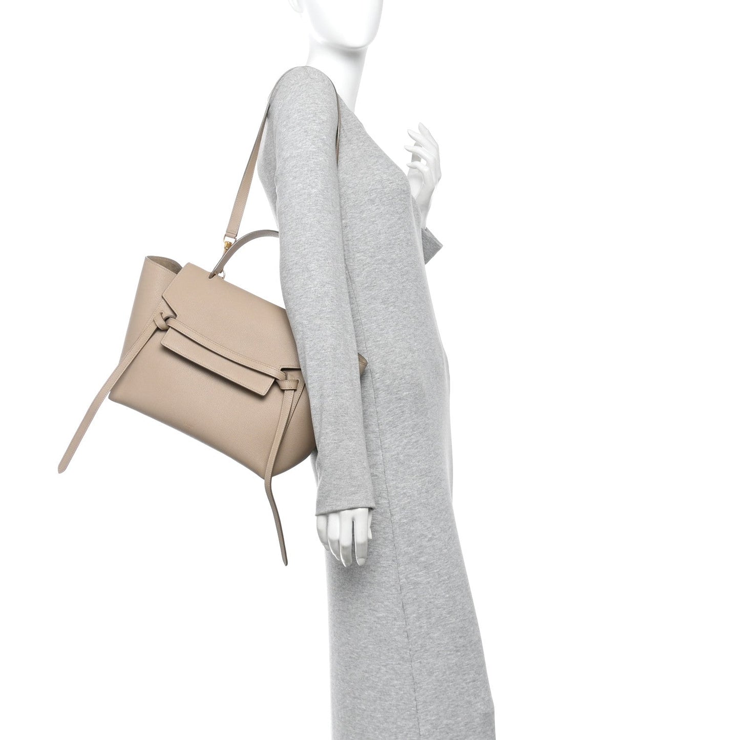 Grained Calfskin Small Belt Bag Dune