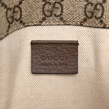 GG Supreme Monogram Neo Vintage Web Belt Bag Brown
