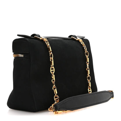 Nubuck L19 Extra Pocket Pouch Black Sun Gold