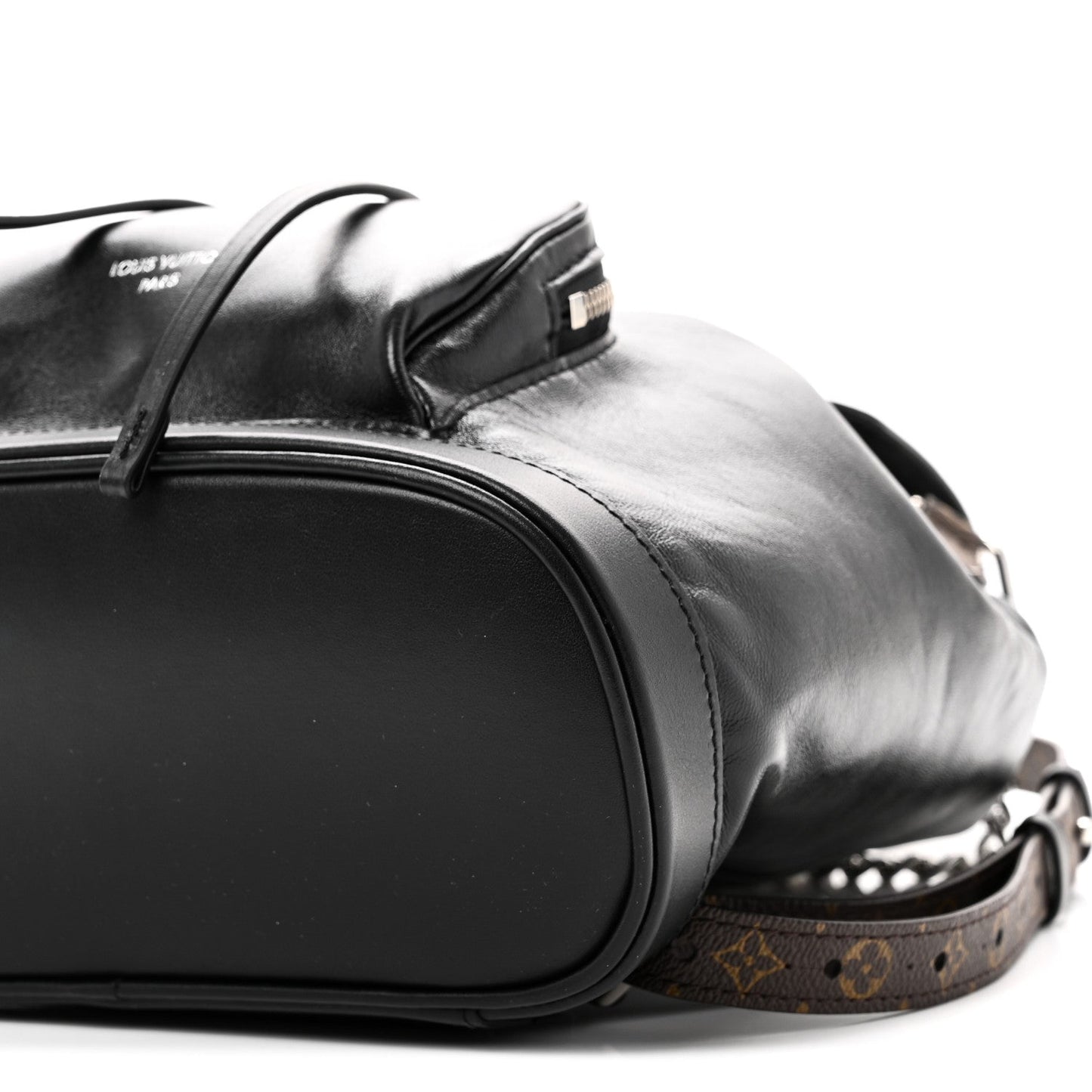 Lambskin Monogram Montsouris Vibe PM Black