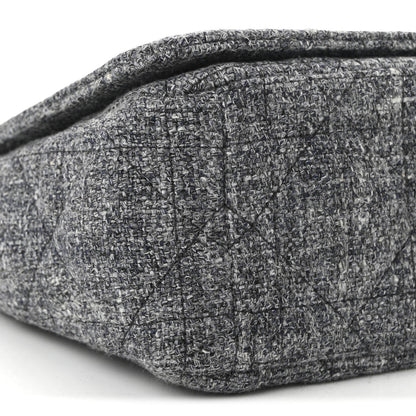 Tweed Macrocannage Medium Caro Bag Black