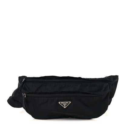 Tessuto Nylon Montagna Belt Bag Black
