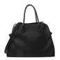Matte Grained Calfskin Soft Margaux 12 Black