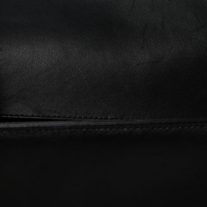 Lambskin Quilted Medium Boy Flap Black