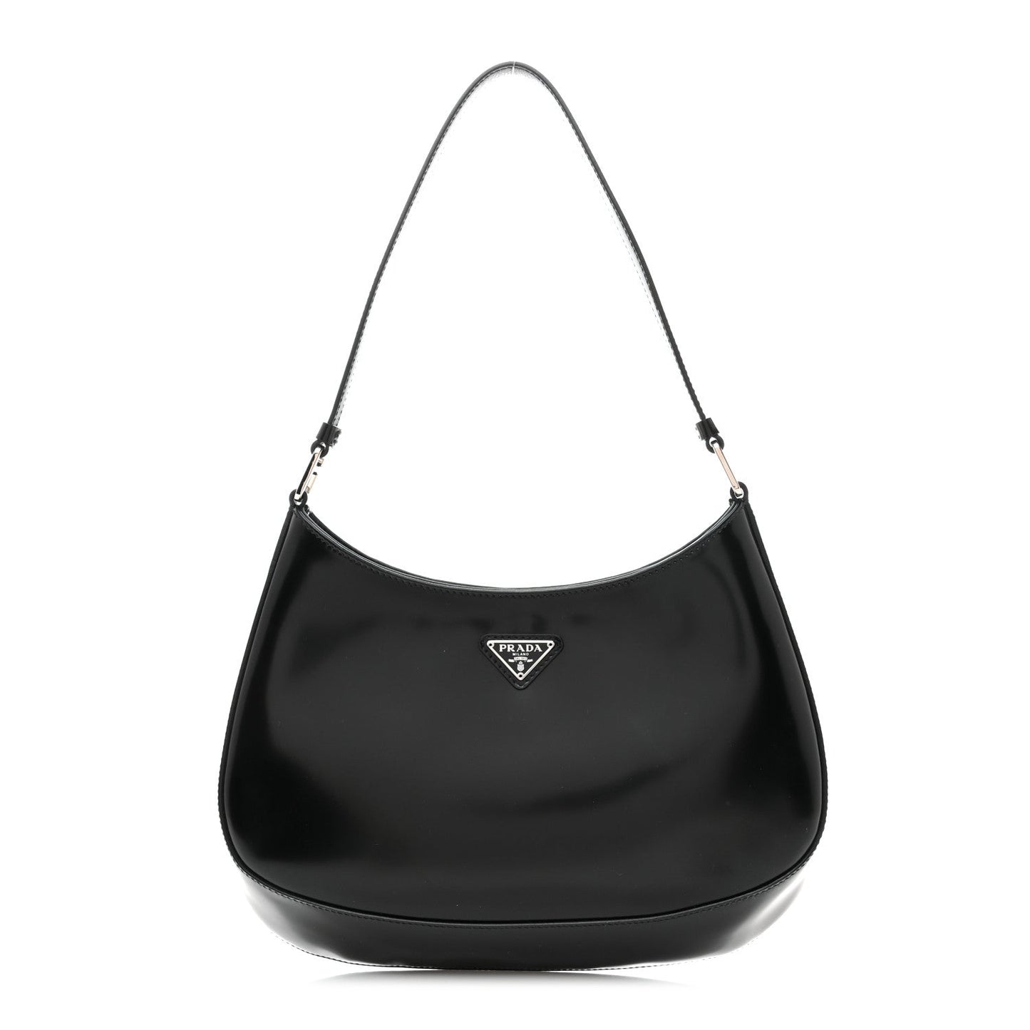 Spazzolato Cleo Shoulder Bag Black