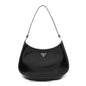 Spazzolato Cleo Shoulder Bag Black