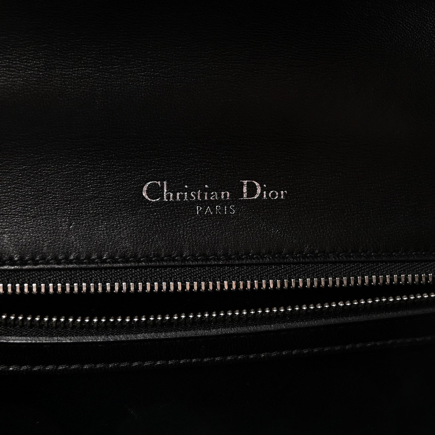 Lambskin Multi Studded Medium Diorama Flap Bag Black