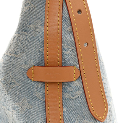 Monogram Denim CarryAll PM Sky Blue