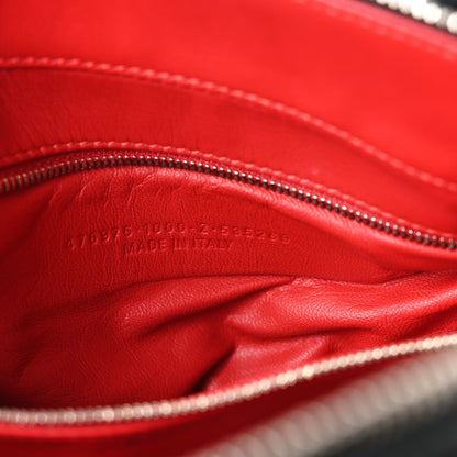 Calfskin S Triangle Duffle Black