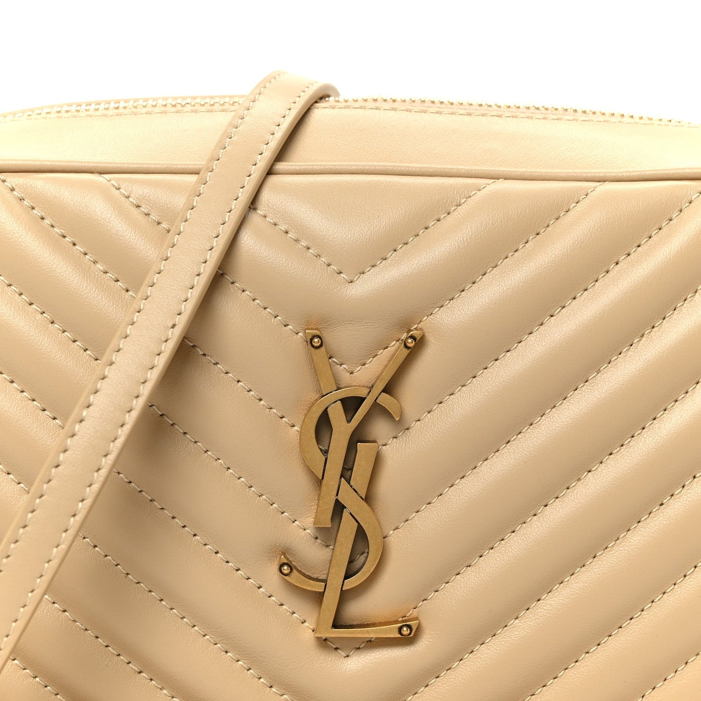 Calfskin Matelasse Monogram Lou Camera Bag Avorio