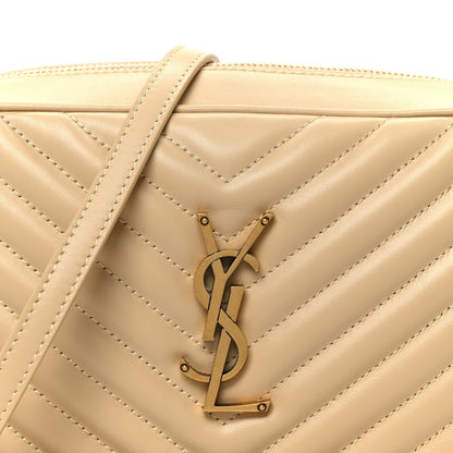 Calfskin Matelasse Monogram Lou Camera Bag Avorio