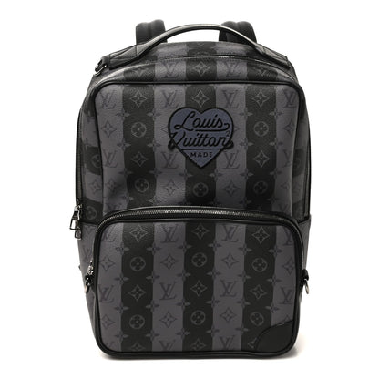 X NIGO Monogram Eclipse Stripes LV Heart Modular Utilitary Backpack