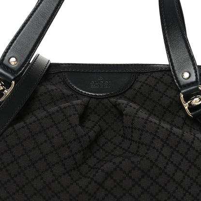 Diamante Bridle Tote Dark Brown