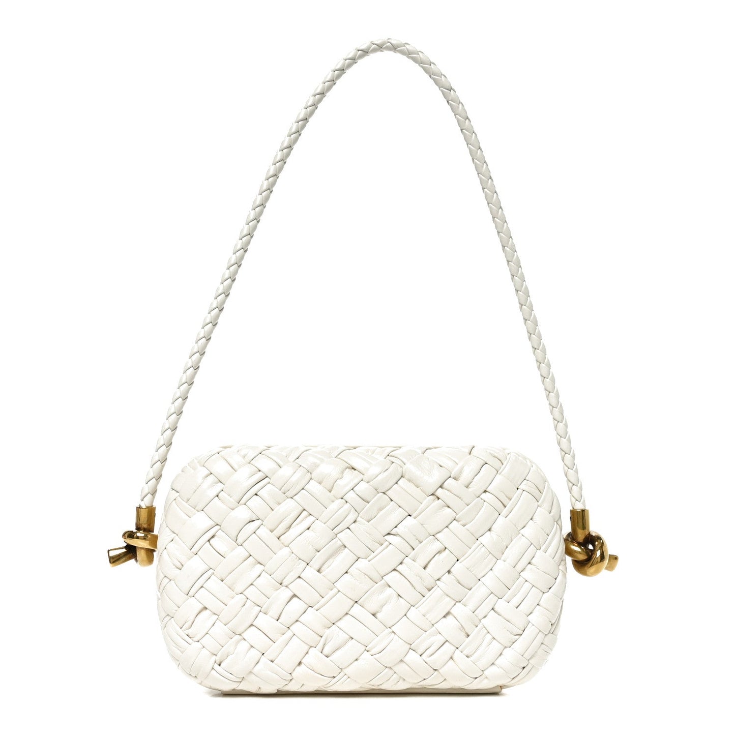 Foulard Intrecciato Knot On Strap White