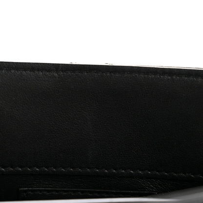 Lambskin Quilted Le Maillon Square Crossbody Bag Black