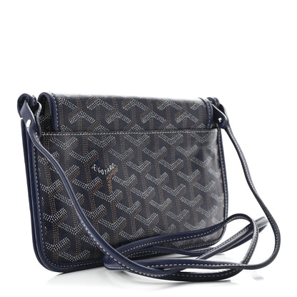 Goyardine Plumet Wallet Clutch Navy