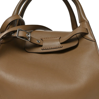 Supple Grained Calfskin Small Big Bag Light Taupe