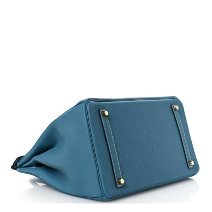 Togo BIRKIN 35 Blue Jean