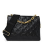 Lambskin Embossed Monogram Coussin PM Black