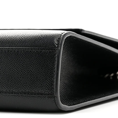 Grain De Poudre Large Classic Monogram Kate Satchel Black