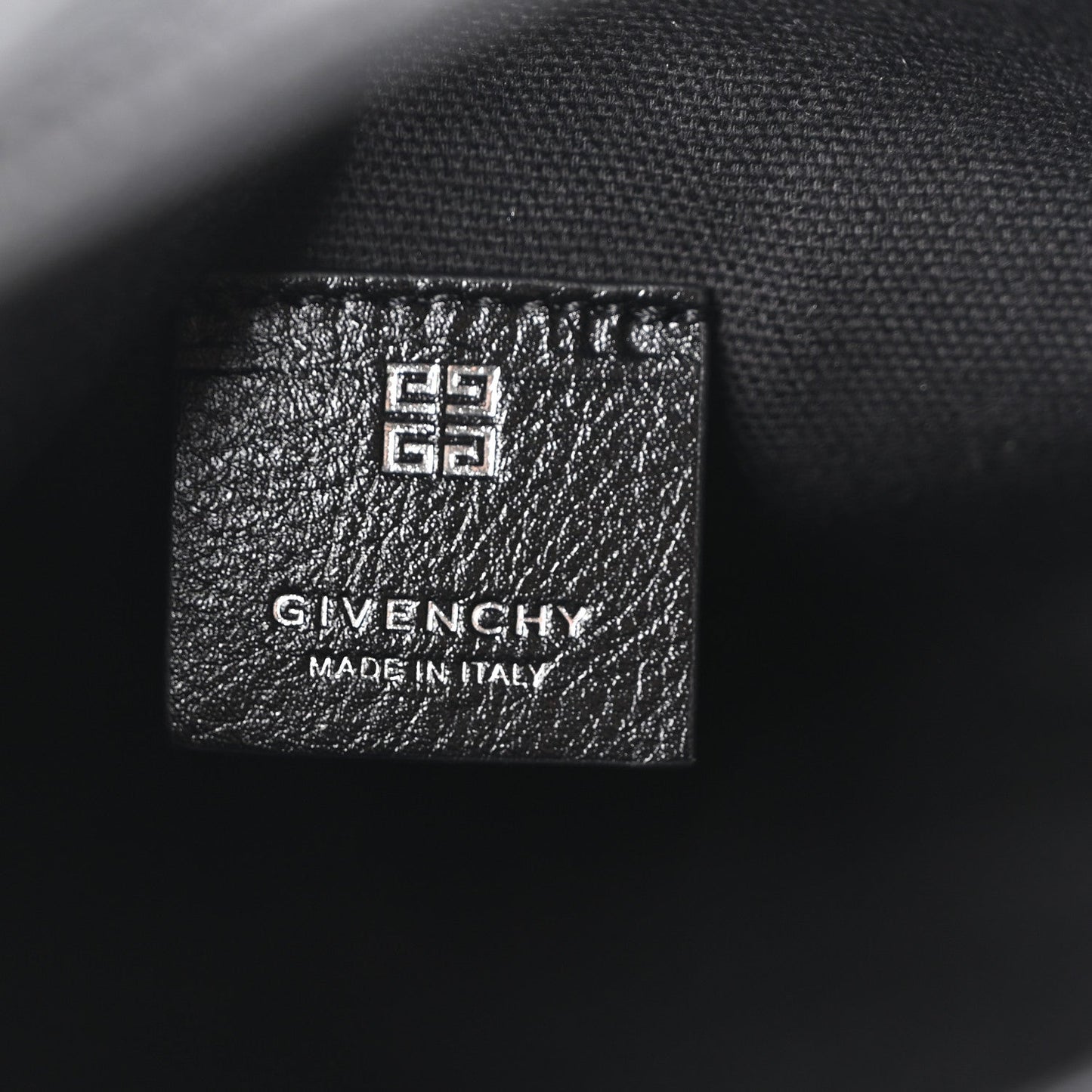 Tumbled Calfskin Nano Voyou Bag Black