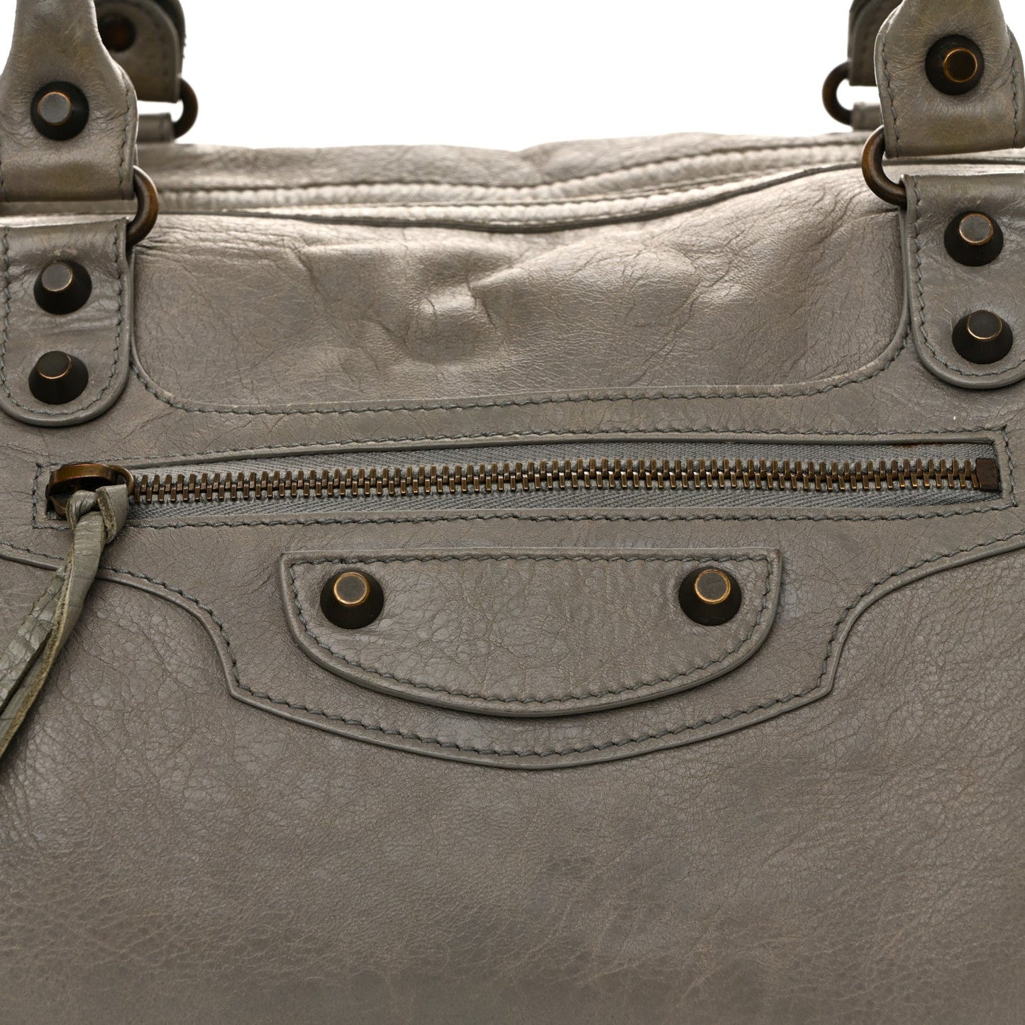 Agneau Classic Hardware Boston Gris Pyrite