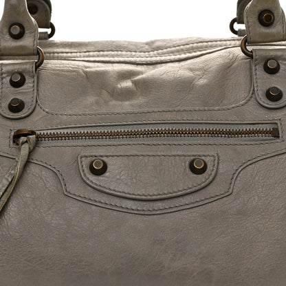 Agneau Classic Hardware Boston Gris Pyrite