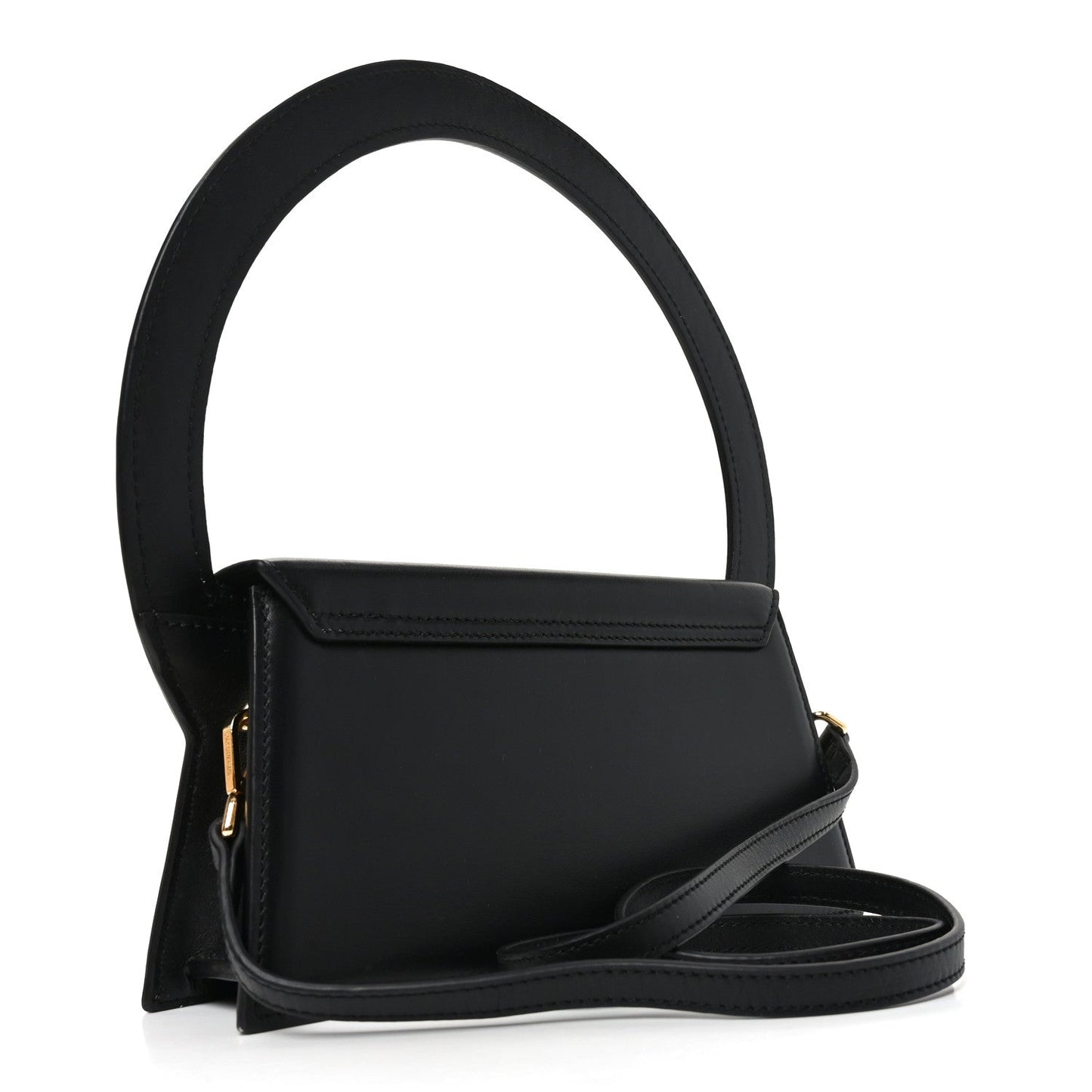 Smooth Calfskin Le Sac Rond Black